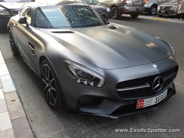 Mercedes AMG GT spotted in Abu Dhabi, United Arab Emirates