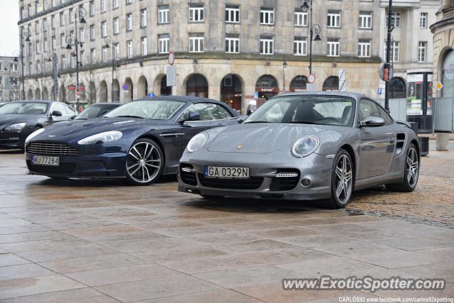 Aston Martin DBS spotted in Warsaw, Poland