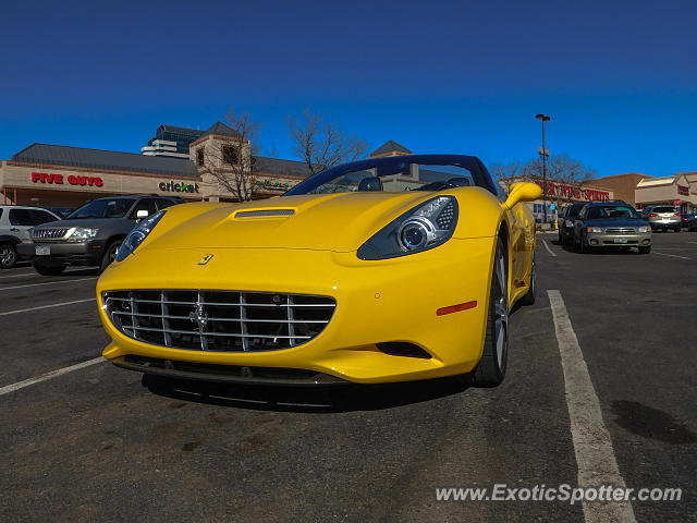 Ferrari California spotted in Greenwood V, Colorado