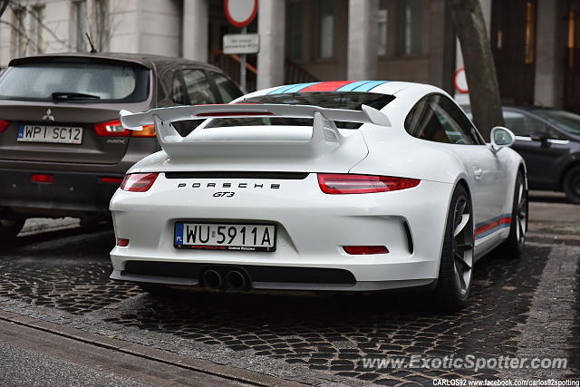 Porsche 911 GT3 spotted in Warsaw, Poland