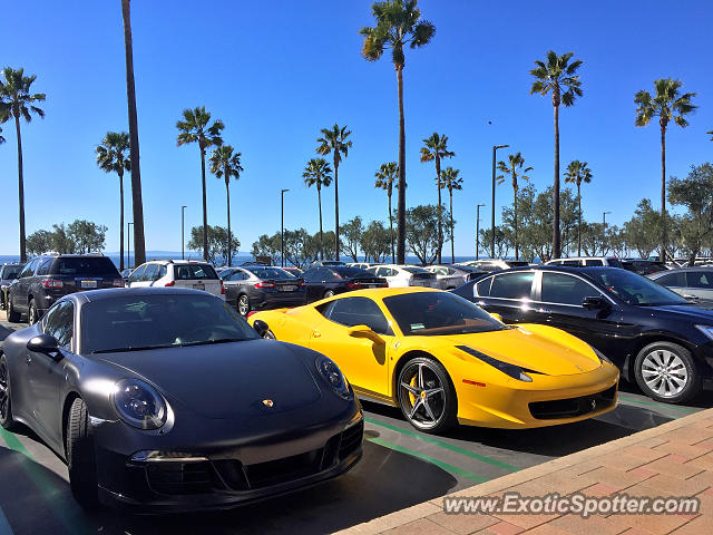 Ferrari 458 Italia spotted in Newport Beach, California