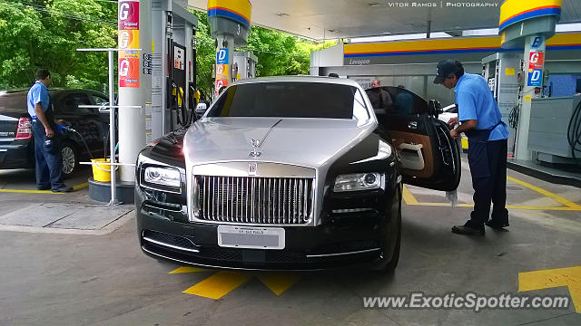 Rolls-Royce Wraith spotted in São Paulo, Brazil