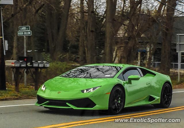 Lamborghini Huracan spotted in Bushnell's Basin, New York