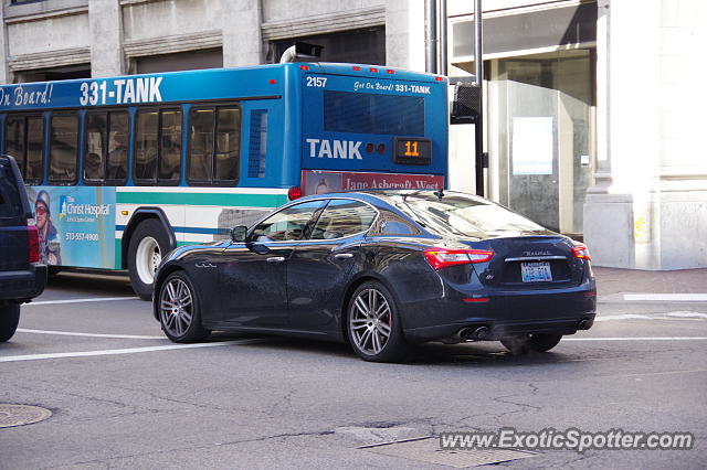 Maserati Ghibli spotted in Cincinnati, Ohio