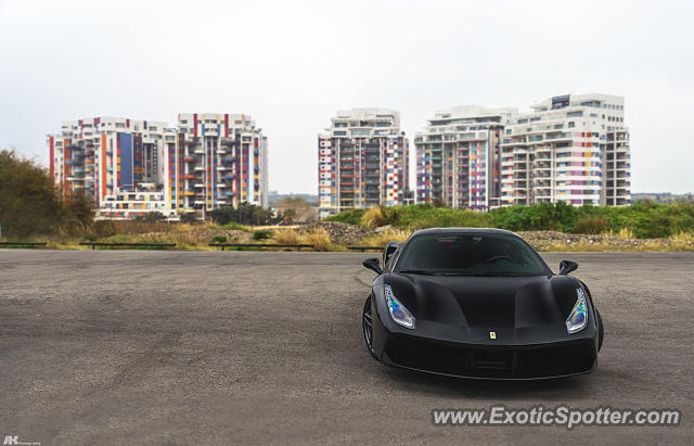 Ferrari 488 GTB spotted in Tel Aviv, Israel