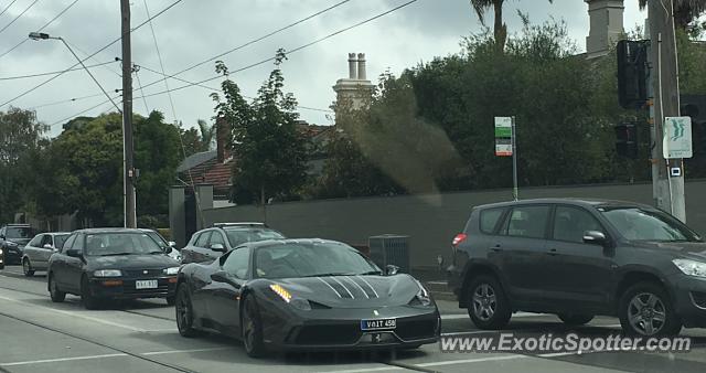 Ferrari 458 Italia spotted in Melbourne, Australia