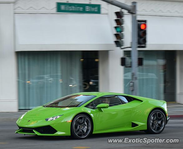 Lamborghini Huracan spotted in Beverly Hills, California