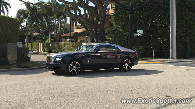 Rolls-Royce Wraith spotted in Palm Beach, Florida