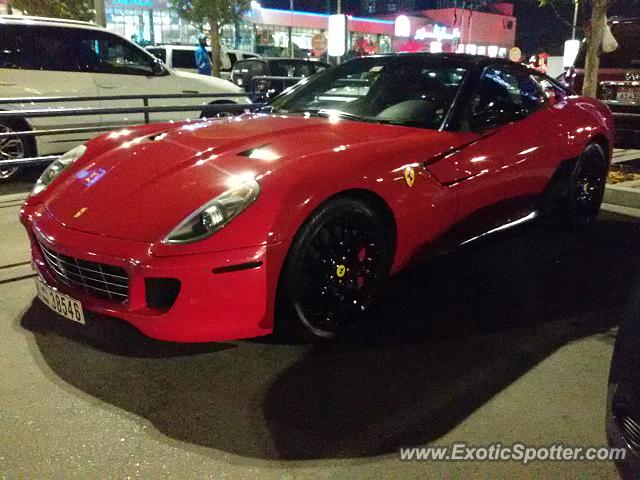 Ferrari 599GTB spotted in Abu Dhabi, United Arab Emirates