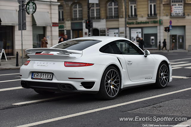 Porsche 911 Turbo spotted in Warsaw, Poland