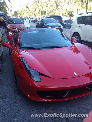 Ferrari 458 Italia spotted in Miami, Texas