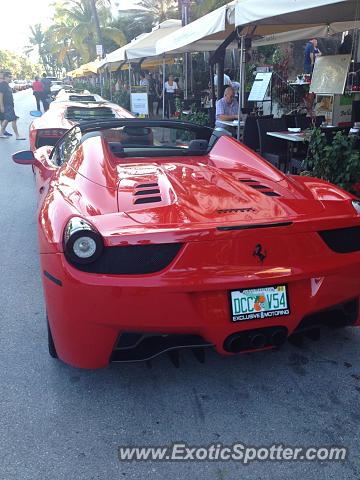 Ferrari 458 Italia spotted in Miami, Texas