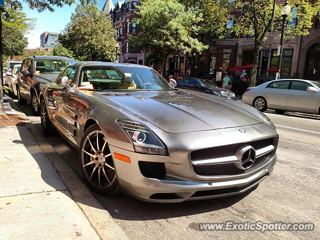 Mercedes SLS AMG spotted in Boston, Massachusetts