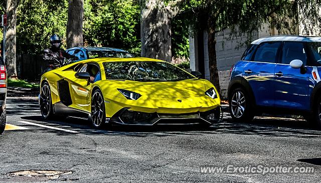 Lamborghini Aventador spotted in Sydney, Australia