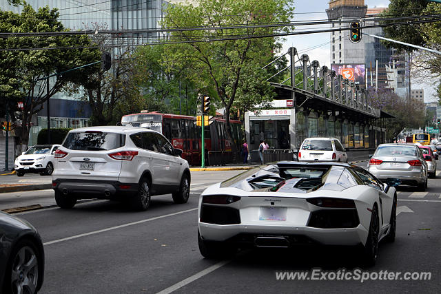 Lamborghini Aventador spotted in Mexico City, Mexico