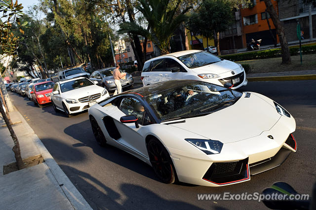 Lamborghini Aventador spotted in Mexico City, Mexico