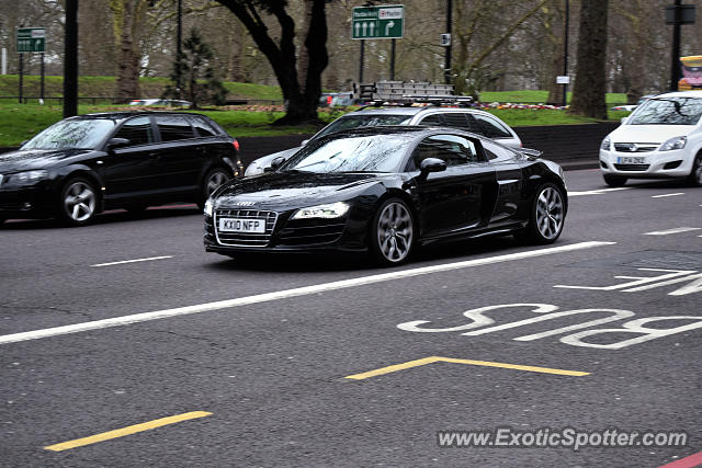 Audi R8 spotted in London, United Kingdom