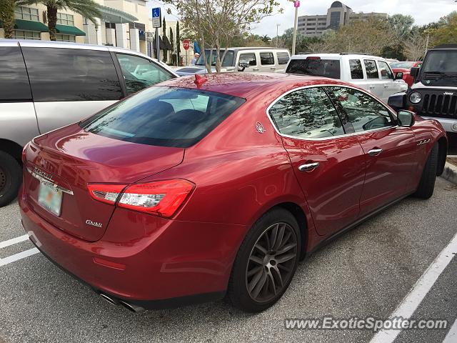 Maserati Ghibli spotted in Palm B. Gardens, Florida