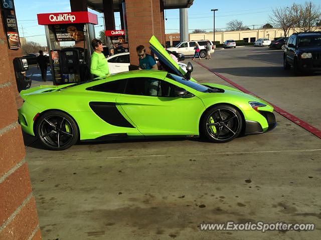 Mclaren 675LT spotted in Dallas, Texas