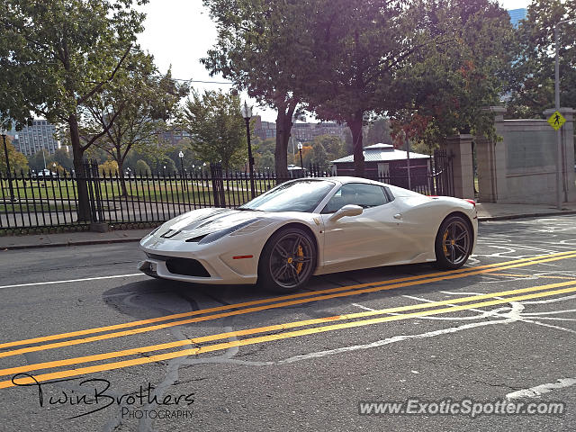 Ferrari 458 Italia spotted in Boston, Massachusetts