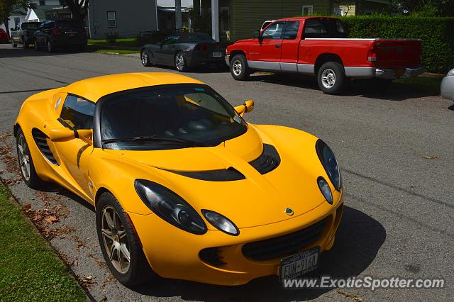 Lotus Elise spotted in Watkins Glen, New York