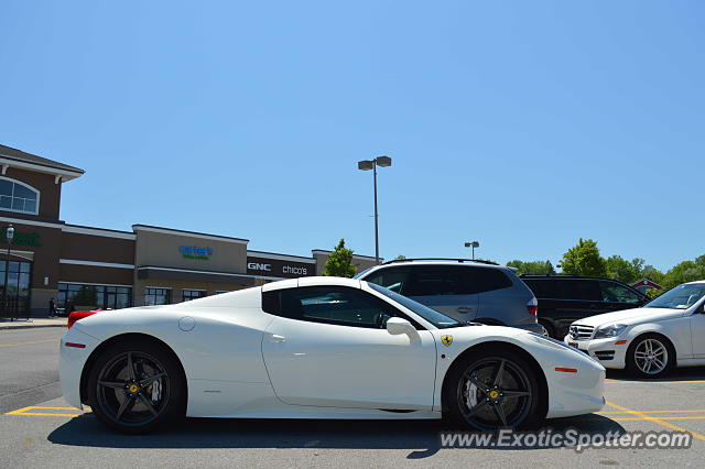 Ferrari 458 Italia spotted in Pittsford, New York