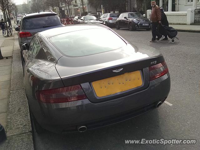 Aston Martin DB9 spotted in London, United Kingdom