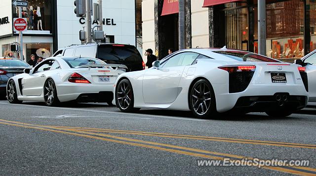 Lexus LFA spotted in Beverly Hills, California