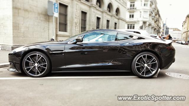 Aston Martin Vanquish spotted in Zurich, Switzerland