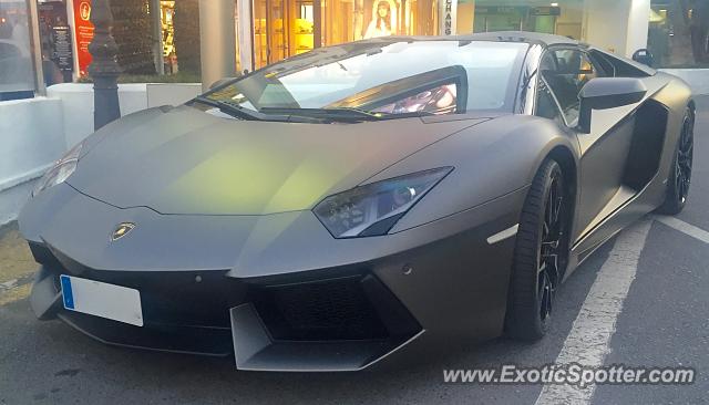 Lamborghini Aventador spotted in Marbella, Spain