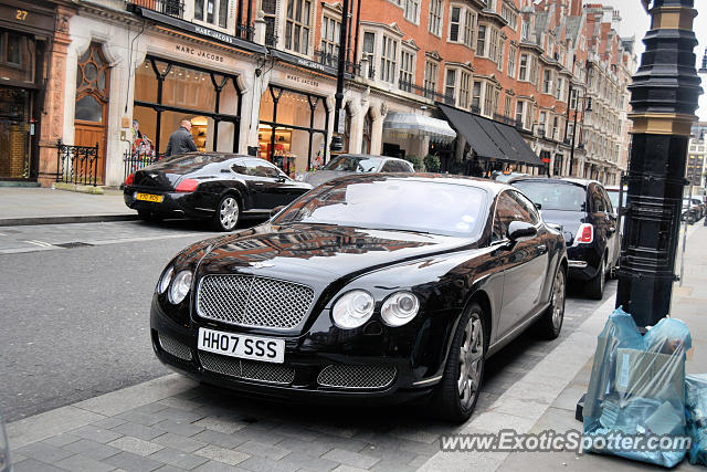 Bentley Continental spotted in London, United Kingdom