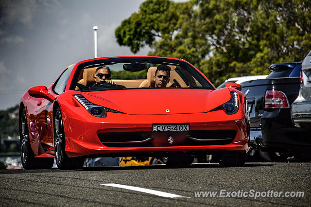 Ferrari 458 Italia spotted in Sydney, Australia