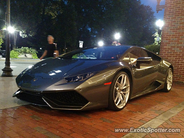 Lamborghini Huracan spotted in Boston, Massachusetts