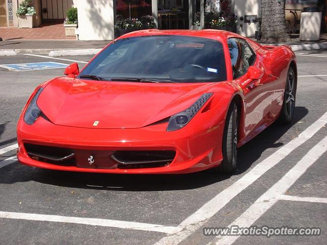 Ferrari 458 Italia spotted in Dallas, Texas