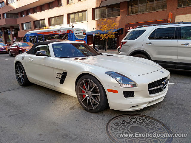 Mercedes SLS AMG spotted in Boston, Massachusetts