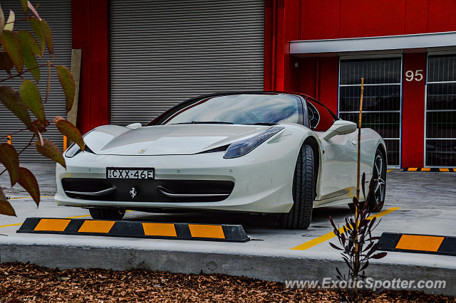 Ferrari 458 Italia spotted in Sydney, Australia