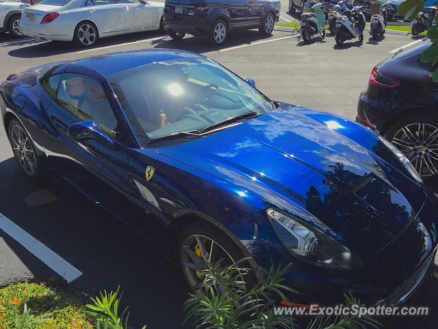 Ferrari California spotted in Palm Beach, Florida