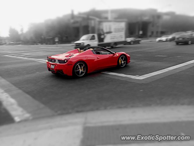Ferrari 458 Italia spotted in Scottsdale, Arizona
