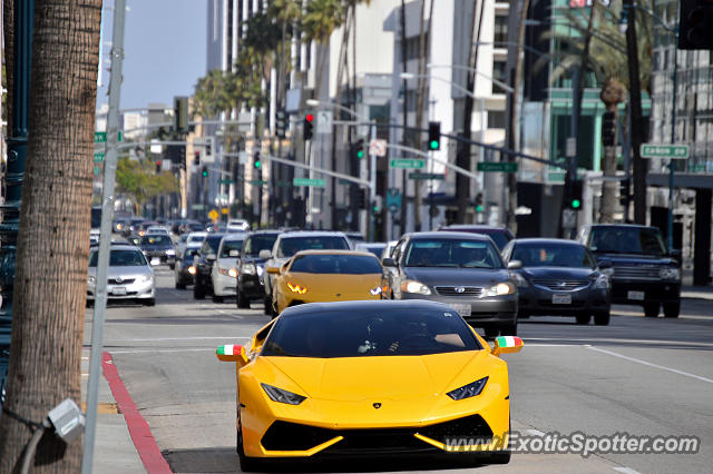 Lamborghini Huracan spotted in Beverly Hills, California