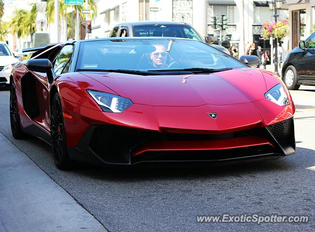 Lamborghini Aventador spotted in Beverly Hills, California