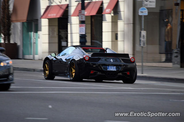 Ferrari 458 Italia spotted in Beverly Hills, California