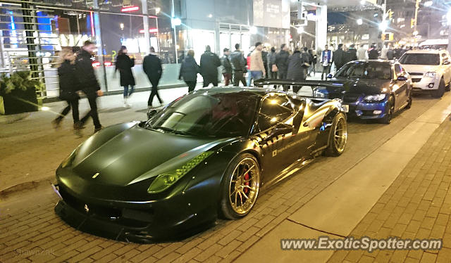 Ferrari 458 Italia spotted in Toronto, Ontario, Canada