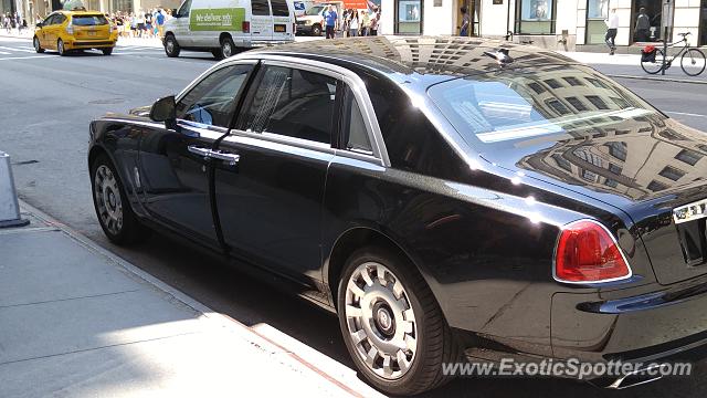 Rolls-Royce Ghost spotted in Manhattan, New York