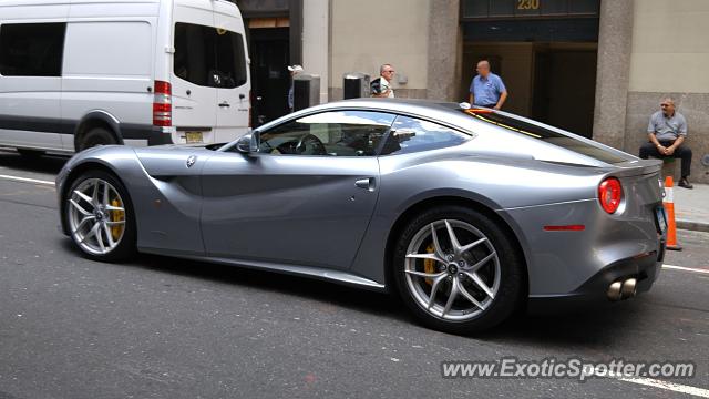 Ferrari F12 spotted in Manhattan, New York