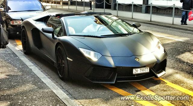 Lamborghini Aventador spotted in Zurich, Switzerland