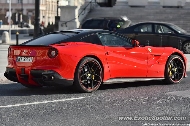 Ferrari F12 spotted in Warsaw, Poland