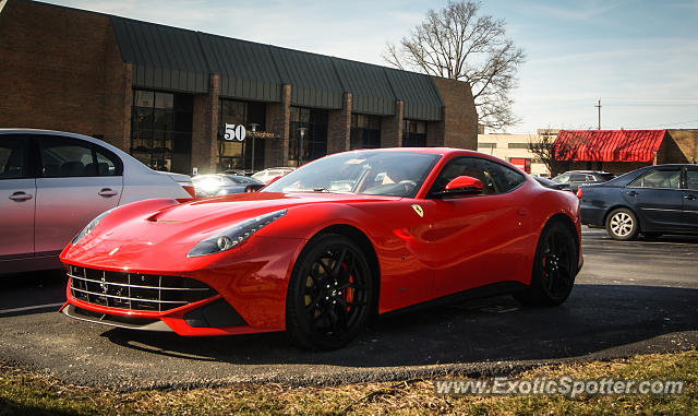 Ferrari F12 spotted in Columbus, Ohio