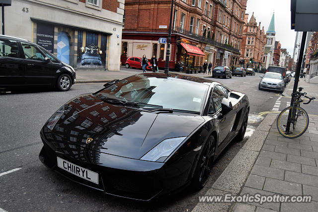 Lamborghini Gallardo spotted in London, United Kingdom