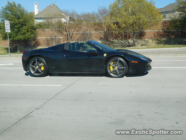 Ferrari 458 Italia spotted in Frisco, Texas