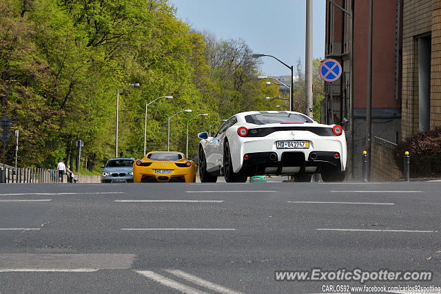 Ferrari 458 Italia spotted in Warsaw, Poland